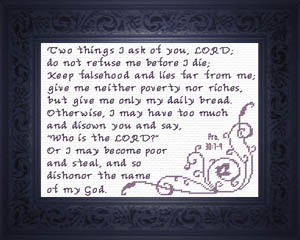 Two Things Proverbs 30:7-9